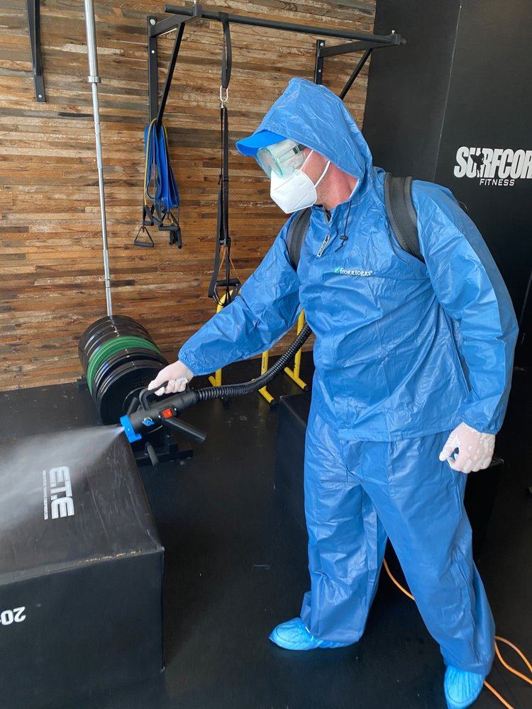 Fitness studio cleaning